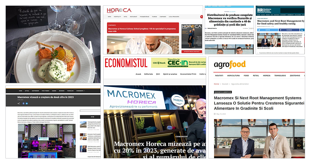 Macromex Horeca PR campaigns
