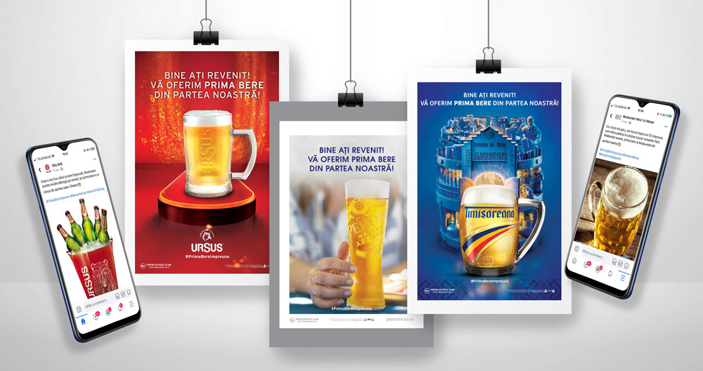 Ursus / Peroni / Timișoreana – The 1st beer is on us