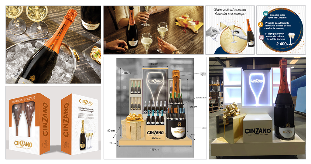Cinzano Season Campaign – In store campaign, special display concept & production