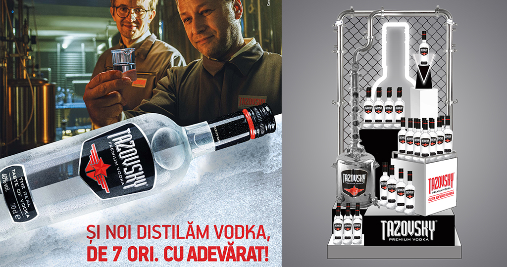 Tazovsky Campaign – In store campaign, special display concept & production